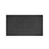 Capacho Emborrachado 0.40 x 0.90cm Preto - Bella Casa