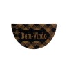 Capacho Fibra de Coco 0.60 x 0.33cm Estampado Meia Lua - Bella Casa