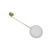  Torneira de Boia 2 Pol. Latão com Balão Plástico - Garden