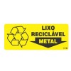 Placa Lixo Reciclável Metal Ps196 - Encartale