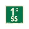Placa Pavimento 1º Subsolo Fotoluminescente Paf334 - Encartale 