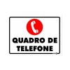 Placa Quadro de Telefone Ps99 - Encartale 