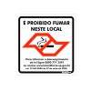 Adesivo Proibido Fumar Lei SP - Encartale
