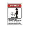 Placa em Poliestireno Não Urine no Chão PS-78