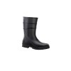 Bota PVC Cano Curto s/ F Preta Nº 45 - Bracol