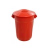 Cesto de Lixo 60 L Red com Tampa Vermelho