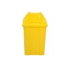 Cesto de Lixo 100 L Quad Basculante Amarelo