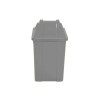 Cesto de Lixo 100 L Quad Basculante Cinza