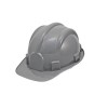 Capacete de Segurança Aba Frontal Cinza