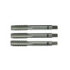 Jogo de Macho Aço Rápido 3.2mm 1/8 Pol. Unc - 3 Pçs