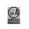 Adesivo Cesto de Lixo Pilhas e Baterias