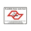 Placa em Poliestireno Proibido Fumar Lei 13.541 PS-616