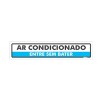Placa Sinalizadora Ar Condicionado Entre sem Bater - Encartale