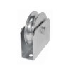 Roldana Portão 2.1/2" U com Suporte Fechado Parafuso 