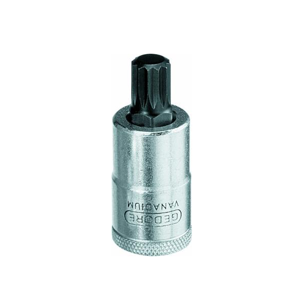 Chave Soquete Multidentada 10mm Encaixe 1/2 Pol. - Gedore