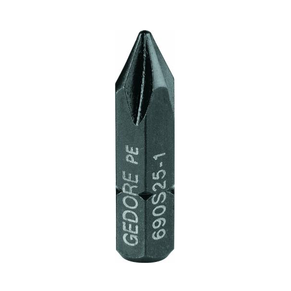 Bit Philips Nº2 1/4 Pol. 25 mm - Gedore