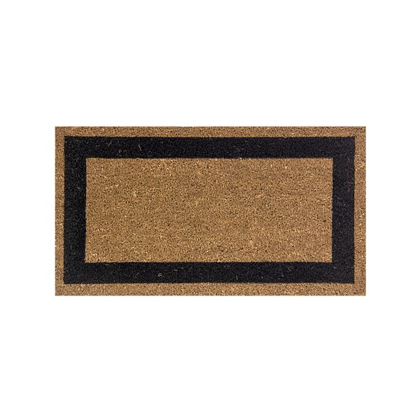 Capacho Fibra de Coco 0.60 x 0.33cm Estampado Retangular - Bella Casa