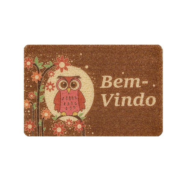 Tapete Capacho Vinil 0.40x 0.60cm - Estampado - Bella Casa