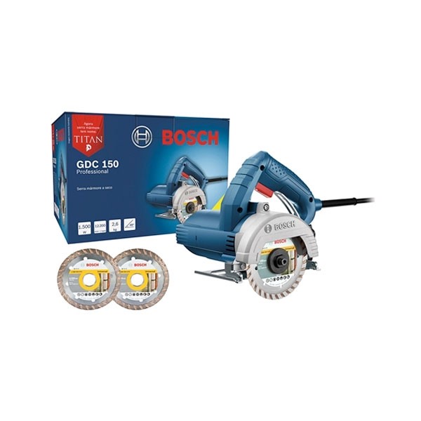Serra Mármore Titan GDC150 - 1500W c/ 2 Discos - Bosch