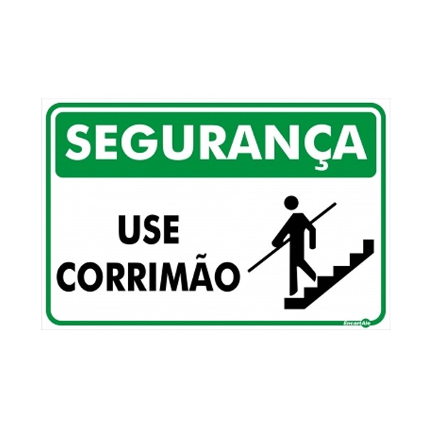Placa Uso Obrigatório de EPIS Pr1025 - Encartale 