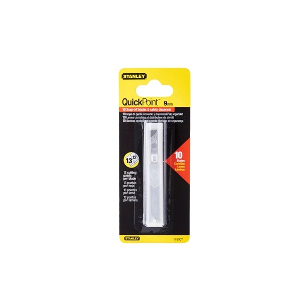 Lâmina Estilete 18mm c/ 10 Pçs - Stanley