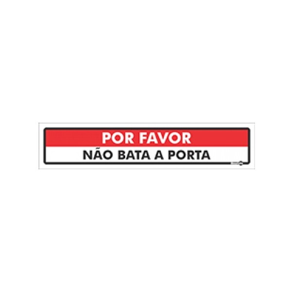 Placa Por Favor Não Bata a Porta Ps222 - Encartale 