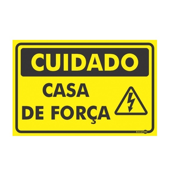 Placa Casa de Força Ps423 - Encartale 