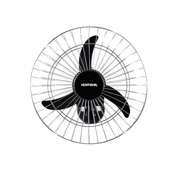Ventilador Parede 50cm Preto - Ventisol