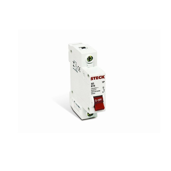 Disjuntor Monopolar 10A Curva B - Steck