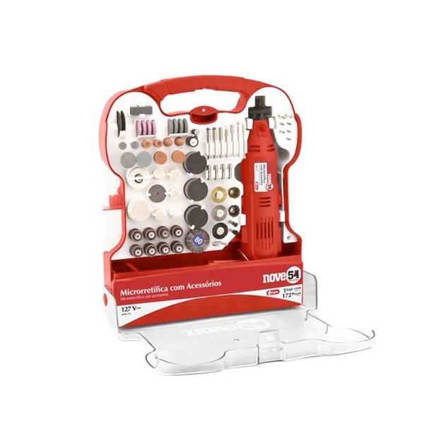 Kit Micro Retífica com 172 Peças - Nove54