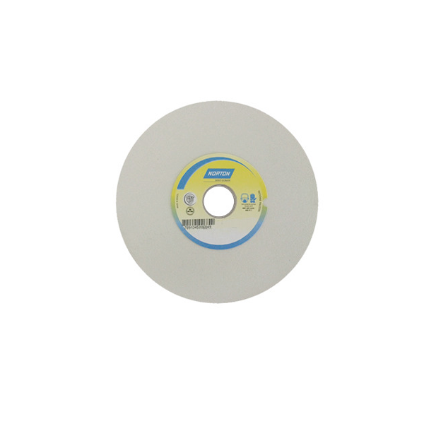Rebolo Reto Branco p/ Metal Duro 6 Pol. x 1/2 Pol. x 1.1/4 Pol. 80G - Norton