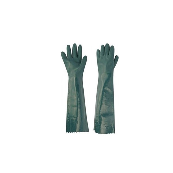 Luva de PVC Forrada Palma Áspera 60cm