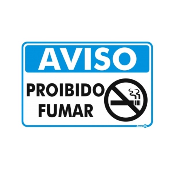 Placa em Poliestireno Proibido Fumar PR-4036
