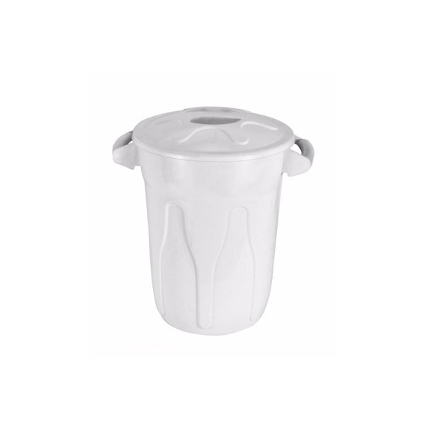Cesto de Lixo 60 L Red com Tampa Branco
