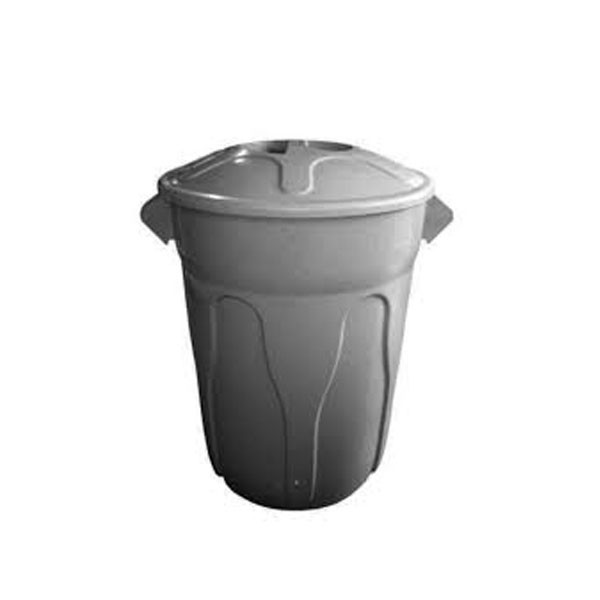 Cesto de Lixo 60 L Red com Tampa Cinza