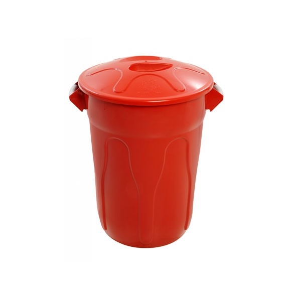 Cesto de Lixo 60 L Red com Tampa Vermelho