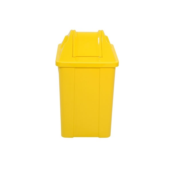 Cesto de Lixo 100 L Quad Basculante Amarelo