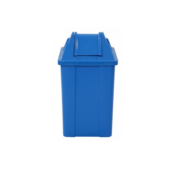 Cesto de Lixo 100 L Quad Basculante Azul