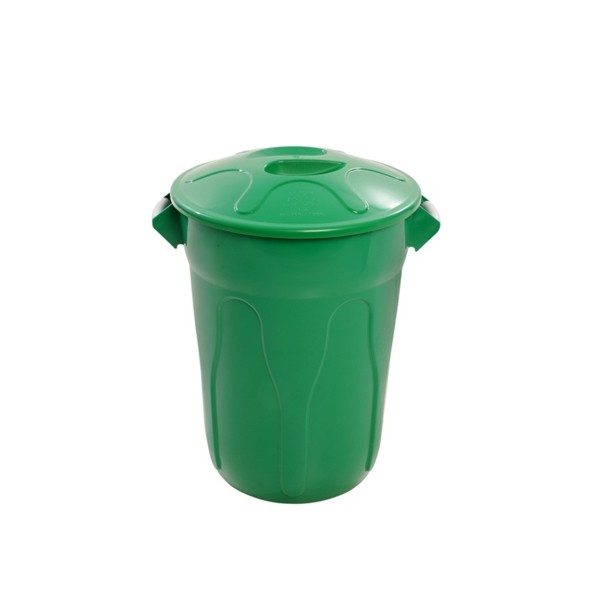 Cesto de Lixo 100 L Red com Tampa Verde