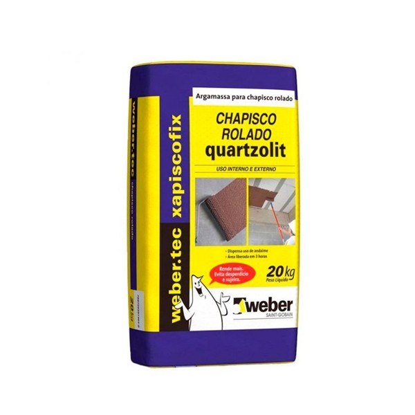 Chapisco Rolado 20kg Quartzolit