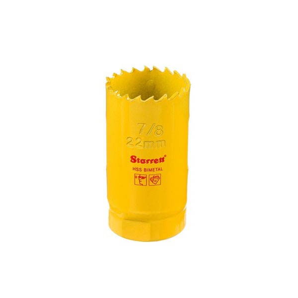 Serra Copo Aço Rápido 22mm 7/8 Pol. KSH0078-S - Starrett