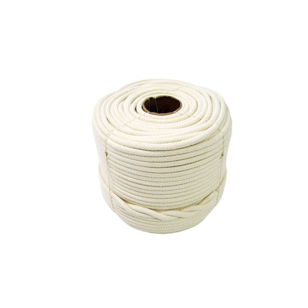 Corda Trançada de Algodão 16.0mm Branca (Vendida por Kilo)