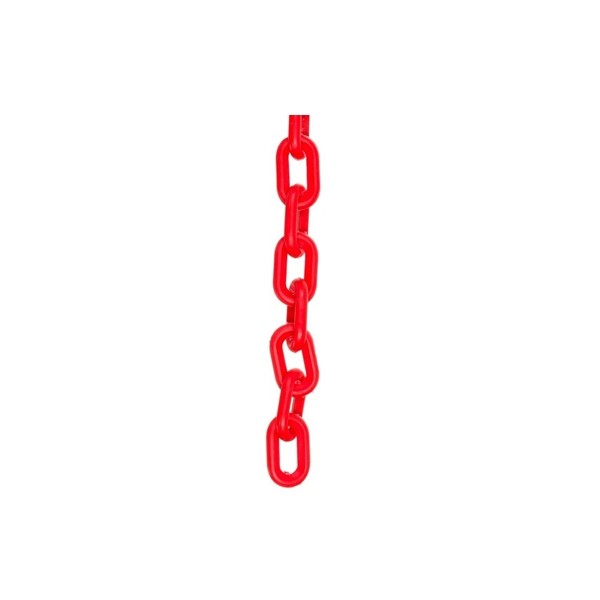 Corrente Plástica 63 x 34mm Vermelha (Vendida por Metro)