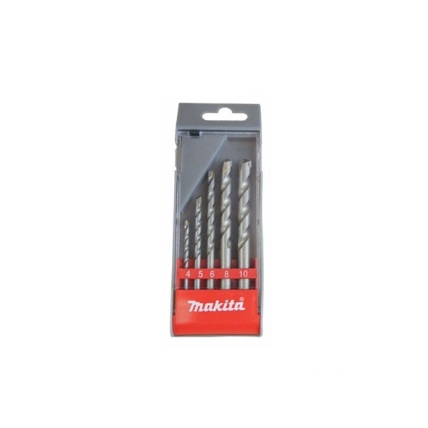 Jogo de Brocas para Concreto 4 a 10mm 5 Peças - Makita