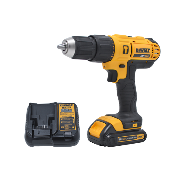 Parafusadeira Furadeira de Impacto 1/2 Pol.  Bateria 20V - Dewalt