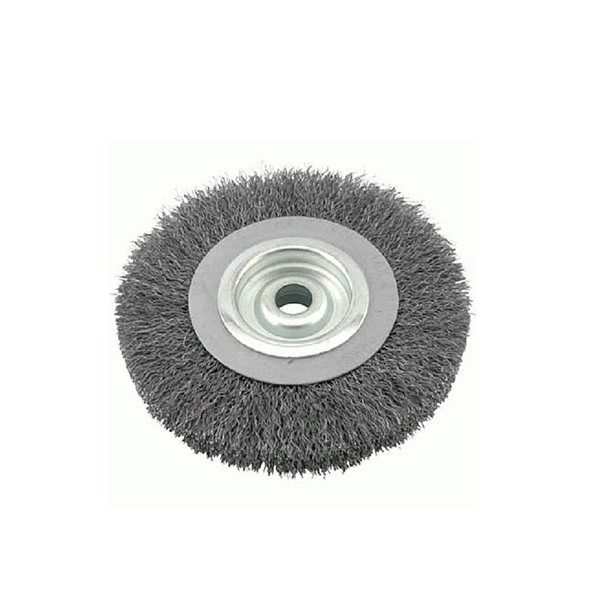 Escova Circular Ondulada 10 x 2 x 1 Pol Aço Carbono