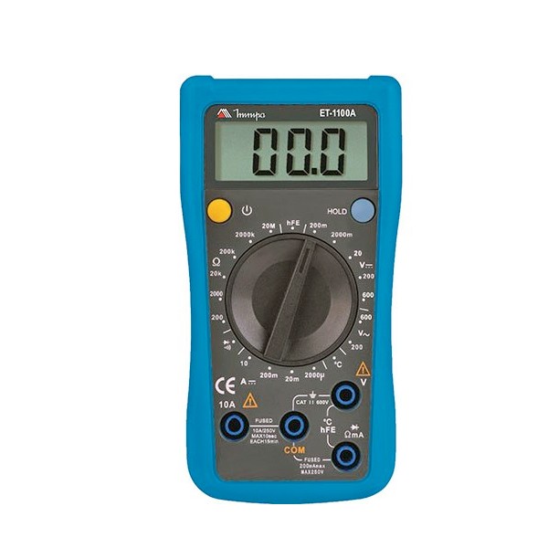 Multímetro Digital ET-1100A Data Hold