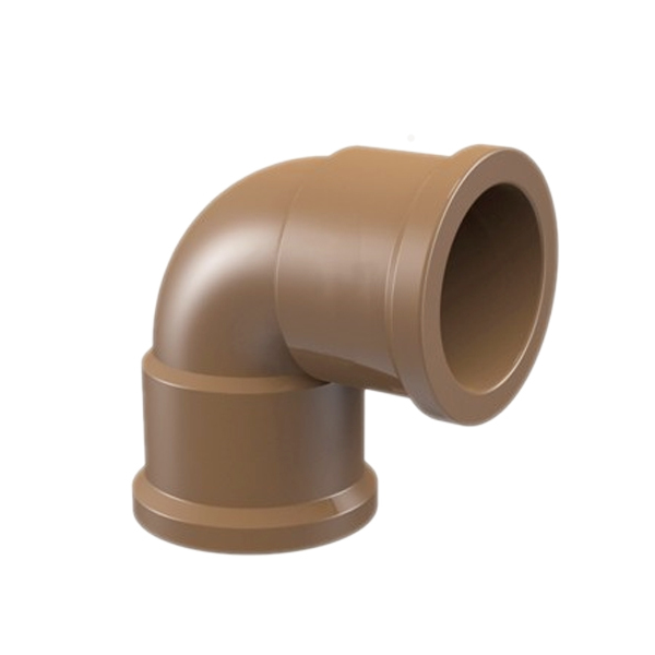 Joelho 90° Marrom PVC Soldável 50mm - Tigre