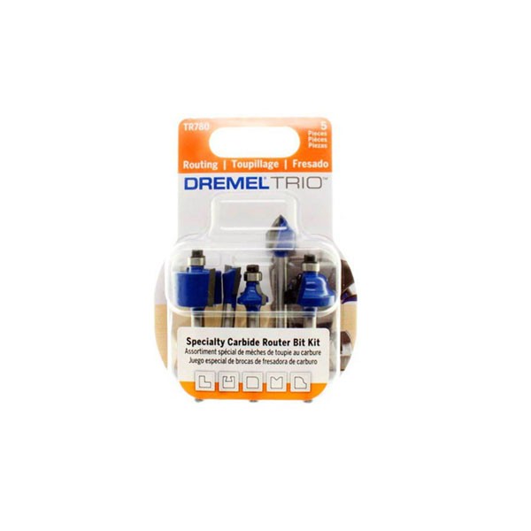 Kit Fresas c/ 5pçs Trio TR780 - Dremel