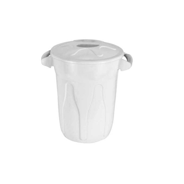 Cesto de Lixo 100 L Red com Tampa Branco